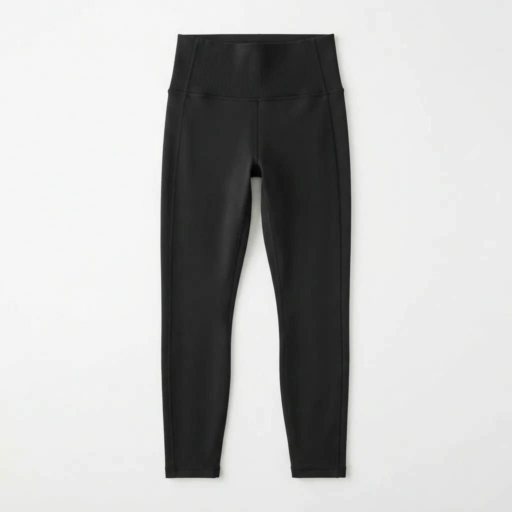 Simple product shot of high-rise tummy control leggings.